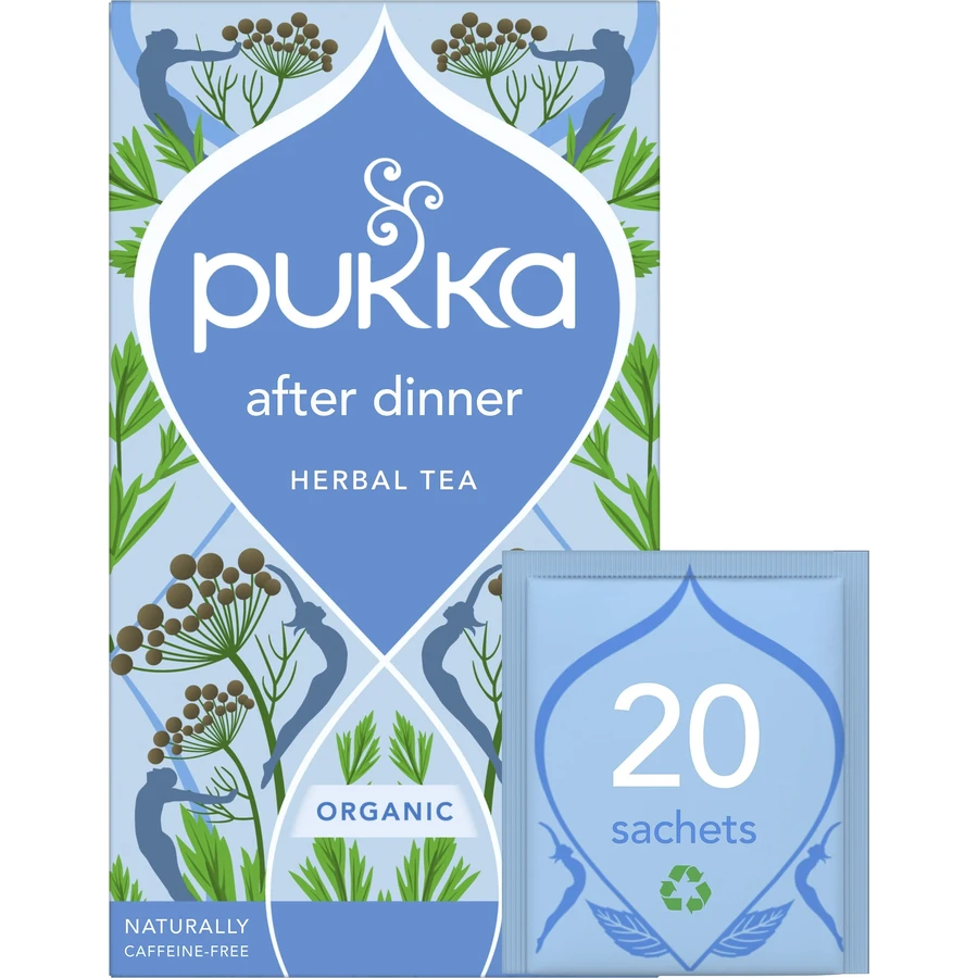 PUKKA Organic After Dinner Herbata ziołowa 20 saszetek: ceny i cechy