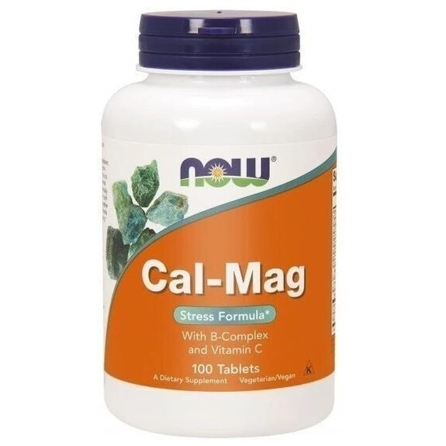 NOW FOODS Cal-mag stress formula 100 tabletek: ceny i cechy