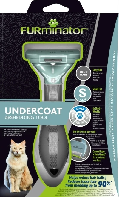 FURminator Bürste für langhaarige Katzen S