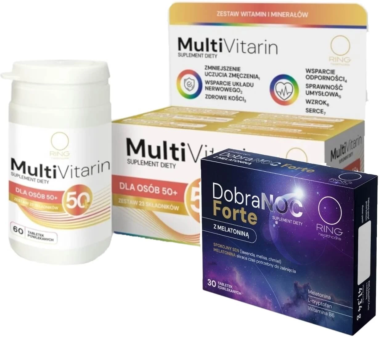 Ring Dobranoc Forte mit Melatonin 30 Tabletten + Ring