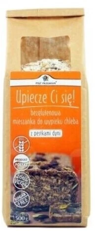Glutenfreie Mischung zum Backen von Brot mit Kürbiskernen