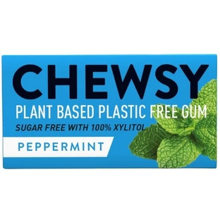 Chewsy Gomma da masticare alla menta con xilitolo 10 pezzi