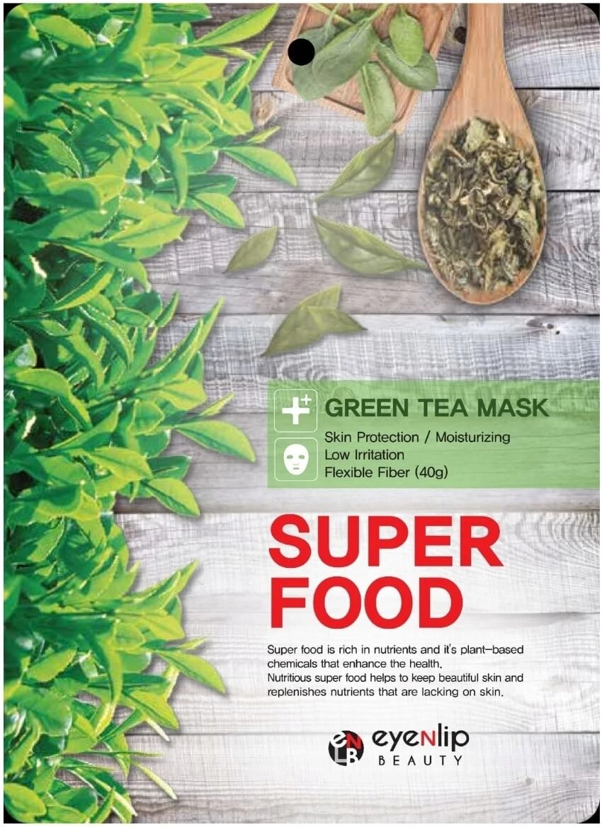 EYENLIP Super Food Green Tea Mask Sheet Mask 23 ml