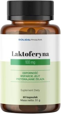 Solida Pharm Lactoferrin 100 mg 60 Kapseln