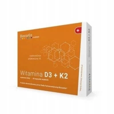 Vitamin D3 + K2 60 Kapseln