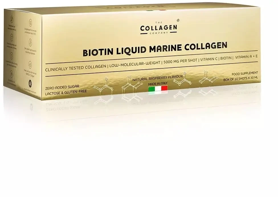 Das Collagen Liquid Marine Collagen x Reines Biotin Geschmack