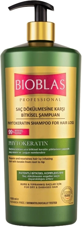 Bioblas Feuchtigkeitsspendendes und regenerierendes Phytokeratin Shampoo