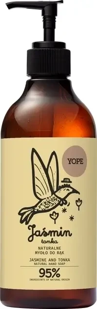 YOPE Natürliche Handseife Jasmin & Tonka 500 ml