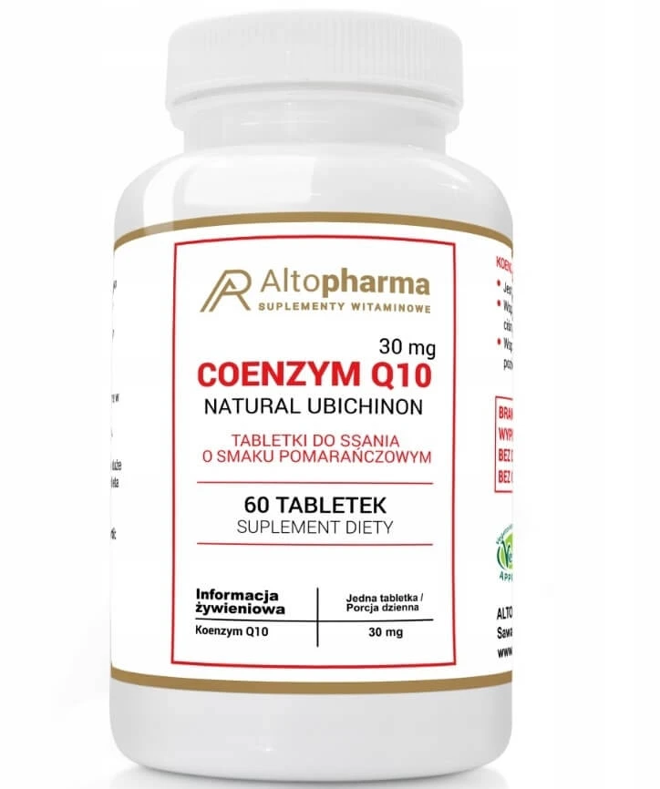 Altopharma Coenzym Q10 30mg Natürliches Ubichinon aromatisiert