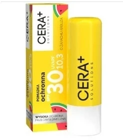 CERA+ Solutions Schutzlippenstift mit Wassermelonenduft SPF30+ 9g