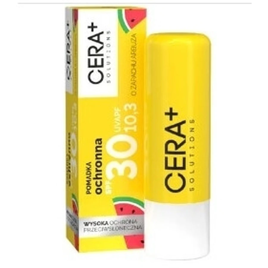 CERA+ Solutions Pomadka ochronna SPF30+ o zapachu arbuza 9g: ceny i cechy