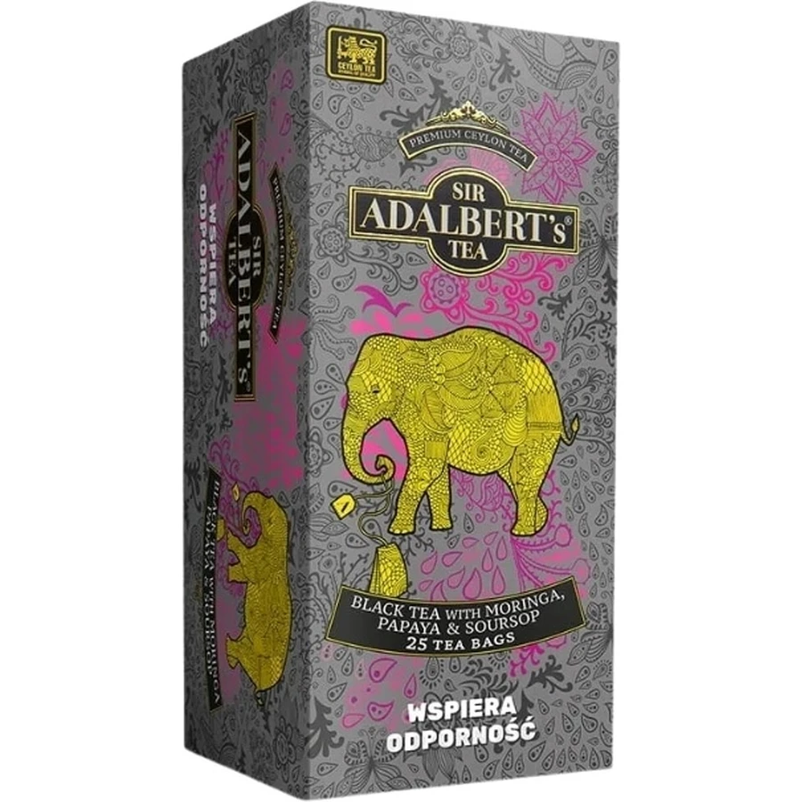 ADALBERT'S Thé noir au moringa, à la papaye et au corossol ...
