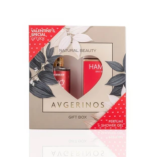 Avgerinos Cosmetics | Promo Valentine's Special Gift Box for Women Hammam Eau de Parfum 50ml &amp; Hammam Shower Gel 300ml | 1 set