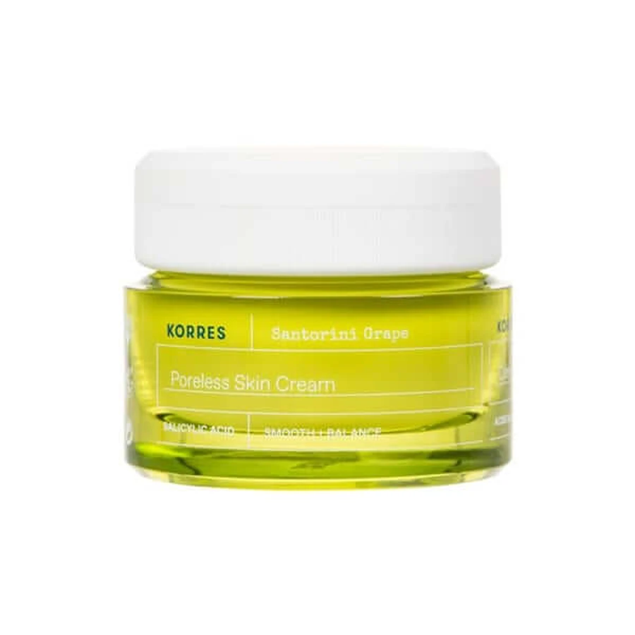 Korres | Santorini Grape Poreless Light Skin Cream | Krem do twarzy nawilżający i ujędrniający | 40ml: ceny i cechy