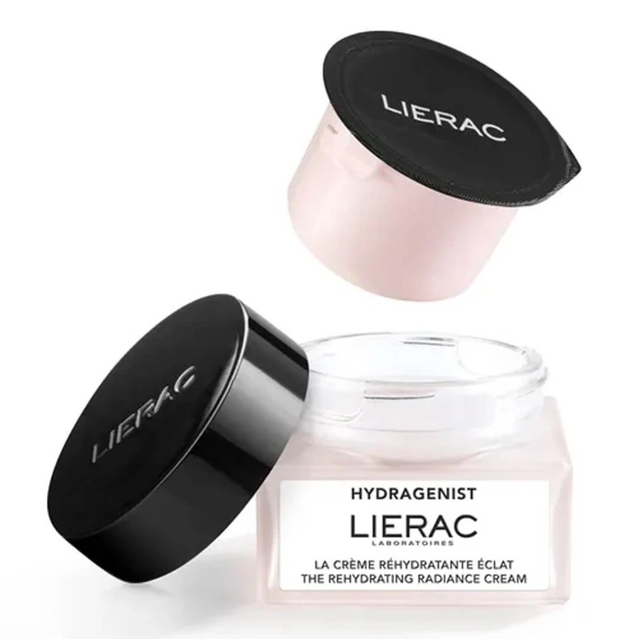 Lierac | Hydragenist Crème Navulling | Gezichtscrème Navulling voor Hydratatie en Hydratatie | Lierac | Hydragenist Crème Navulling Glans voor Normale tot Droge Huid | 50ml