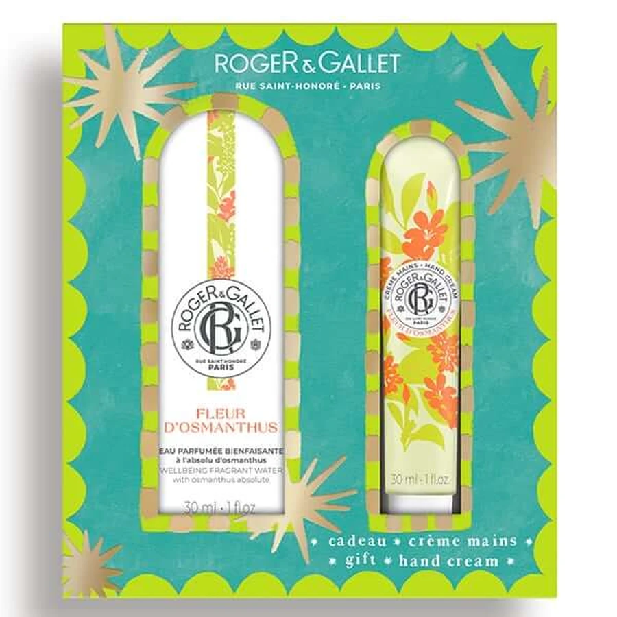 Roger&amp;Gallet | Promo Fleur d'Osmanthus Eau parfumée bien-être 30ml &amp ; Crème pour les mains 30ml | 1 set