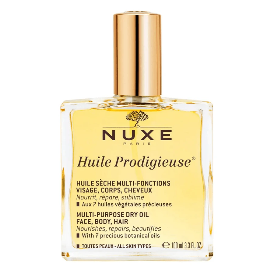 Nuxe | Huile Prodigieuse Multi-Purpose Organic and Dry Monoi Oil pentru față, păr și corp | 100ml