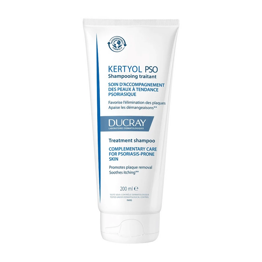 Ducray | Kertyol PSO Shampoooing Șampon keratinizant pentru îndepărtarea scuamelor | 200ml