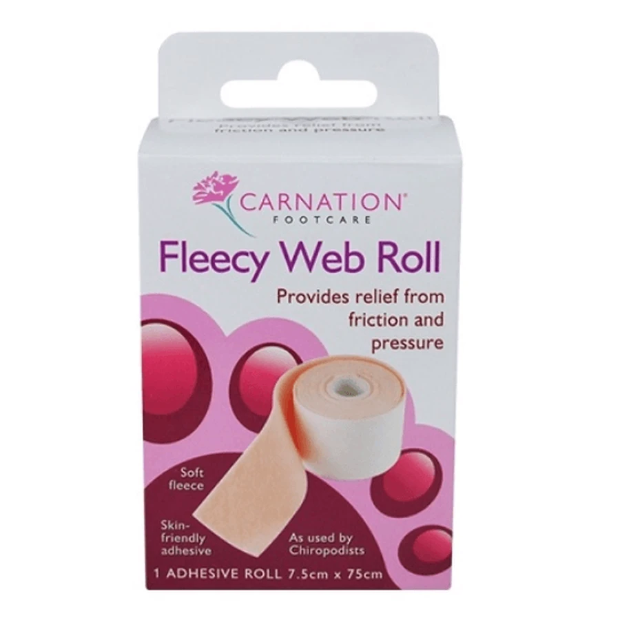  Carnation | Fleecy Web Roll Autocolant de protecție sub formă de rolă din material spumant 7,5 cm x 75 cm | 1 buc