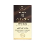 Apivita | My Color Elixir Colore permanente per capelli n. 7.43 Biondo Bronzo Miele | 50ml