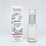 Sostar | Shine Anti-Falten Gesicht & Gesichtsserum &amp; Augencreme mit Chios Mastix &amp; Bio-Olivenöl | 30ml