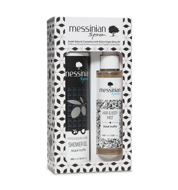 Messinian Spa | Promo Premium Line Black Truffle Duschgel 300ml & Hair & Body Mist 100ml
