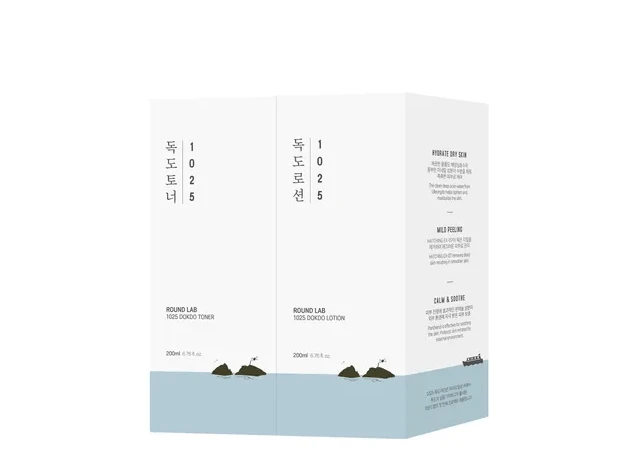 Round Lab | 1025 Dokdo Promo Set Toner & Lotion Duo Set Feuchtigkeitsspendende Toner & Lotion Duo Set Feuchtigkeitsspendende Lotion | 2x200ml