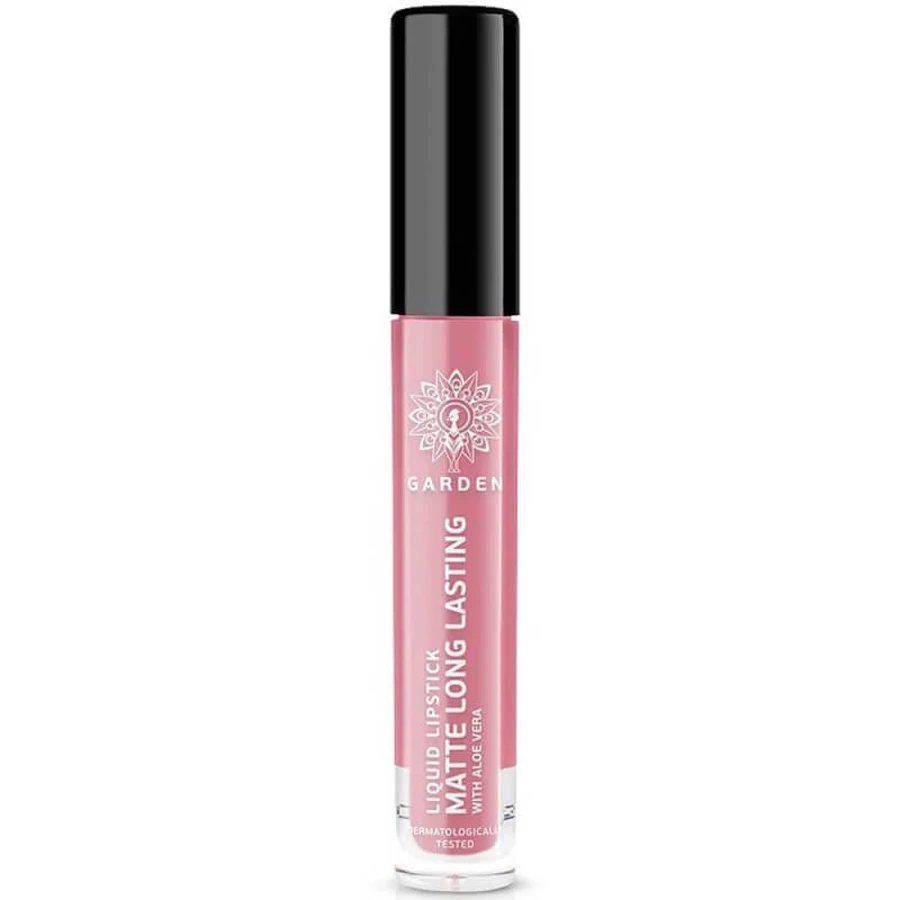 Garden | Ruj lichid mat 02 Perfect Rose | Ruj lichid mat de lungă durată | 4ml