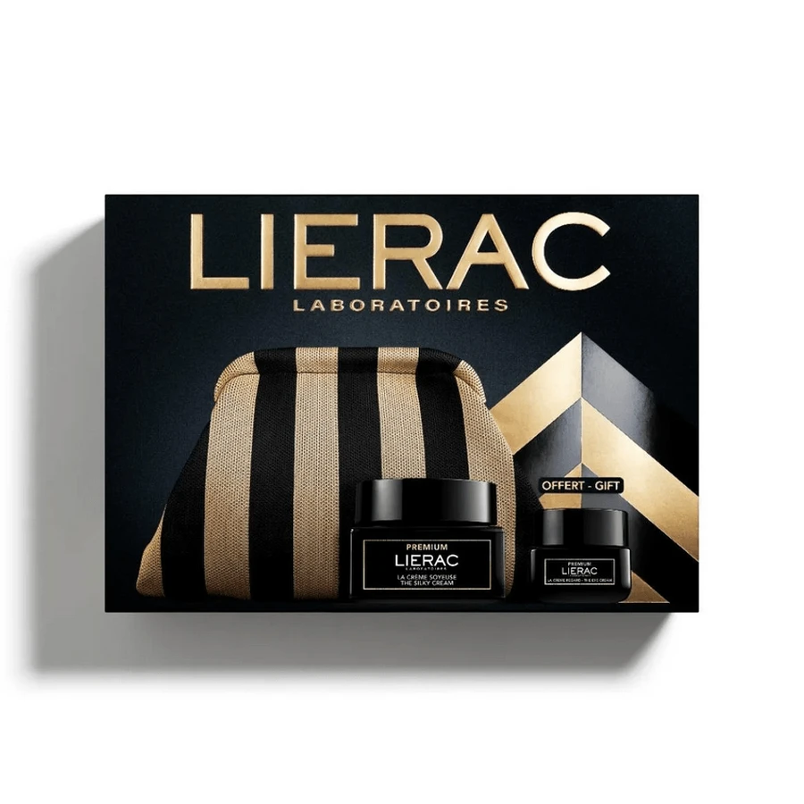Lierac | Promo Premium Crema mătăsoasă 50ml &amp; GIFT Crema de ochi 20ml &amp; Necesar | 1 set