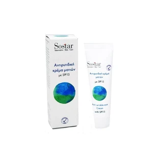 Sostar | Cremă anti-îmbătrânire pentru față și ochi cu SPF 15 | 25ml