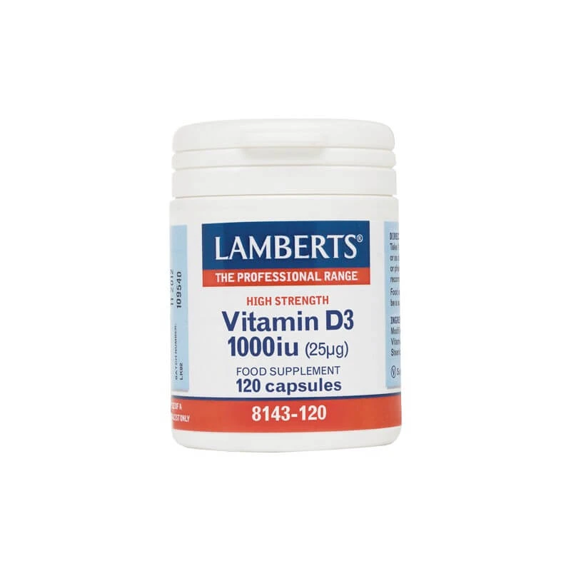 Lamberts | Vitamin D3 1000iu (25μg) | 120 Kapseln