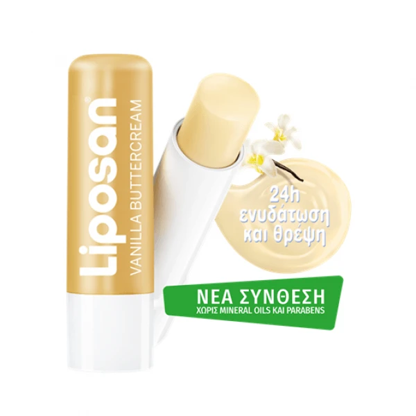 Liposan | Feuchtigkeitsspendender Handbalsam | Vanille-Buttercreme | 4,8gr