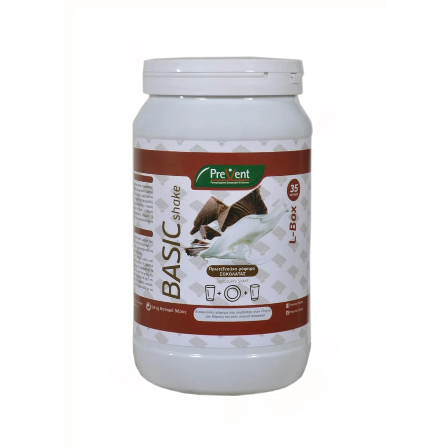 PreVent | Basisshake L-Box | Maaltijdvervanger in chocoladesmaak | 581gr