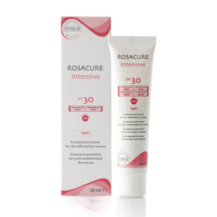 Synchroline | Rosacure Intensive SPF30 Feuchtigkeitsspendende Gesichtscreme zur Reduzierung von Rötungen | 30ml