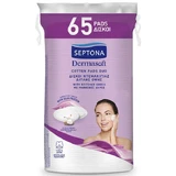 Septona | Dermasoft Tampoane de bumbac Duo Discuri de machiaj cu două fețe | 65pcs