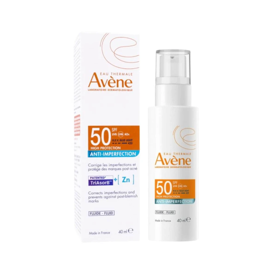 Avene | Anti Imperfection Sunscreen Lotion SPF50 Loțiune de față împotriva imperfecțiunilor | 40ml