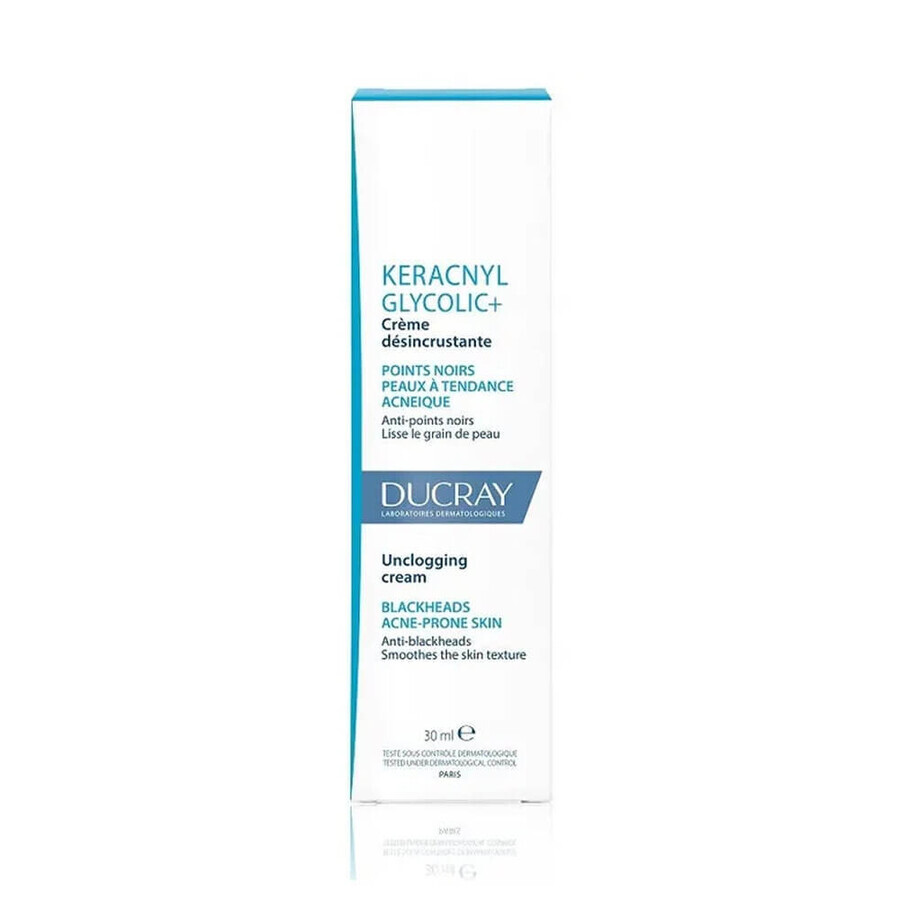 Soothing anti-blemish cream for acne-prone skin Keracnyl Control, 30 ml, Ducray