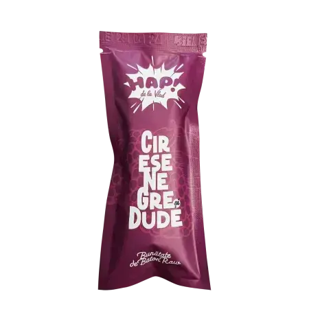 Baton raw vegan cu cirese si dude, 45 g, Tata Vlad