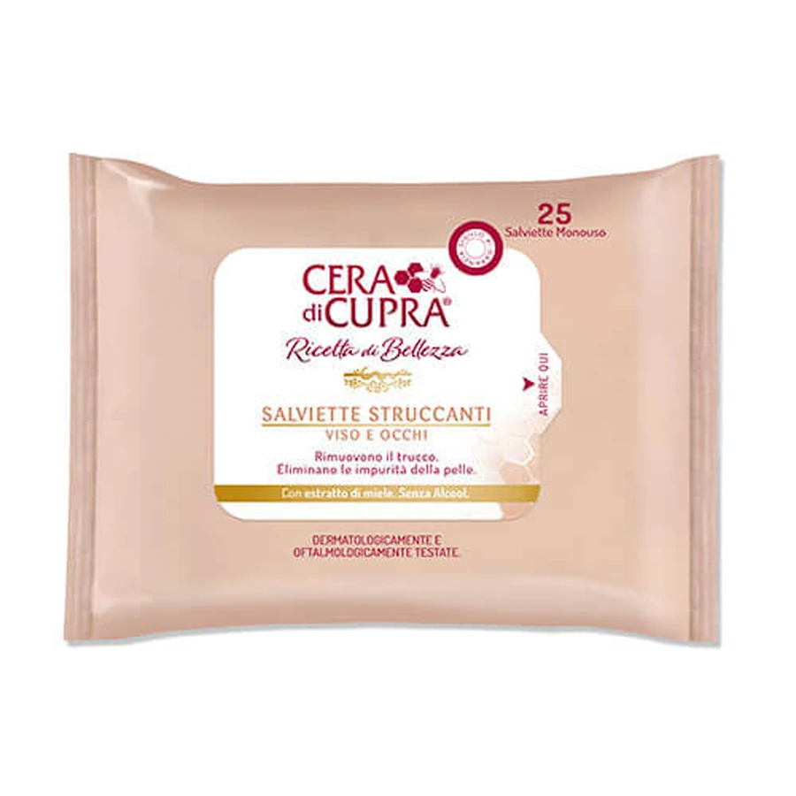 Cera di Cupra | Șervețele demachiante pentru față și îngrijirea feței 25pcs | 25pcs