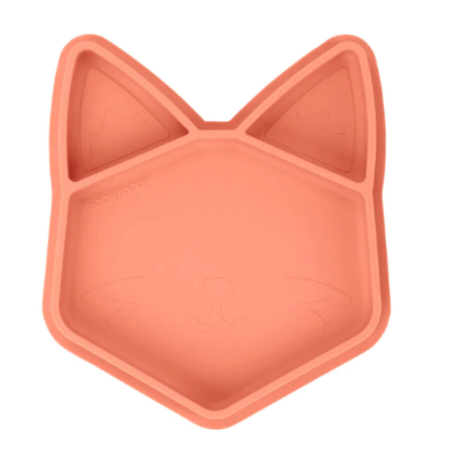 Anti-slip food tray in the shape of a fox, Babymoov