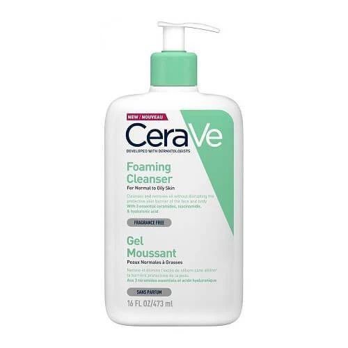 CeraVe | Foaming Cleanser | Face & Face Cleansing Gel & Body |473ml