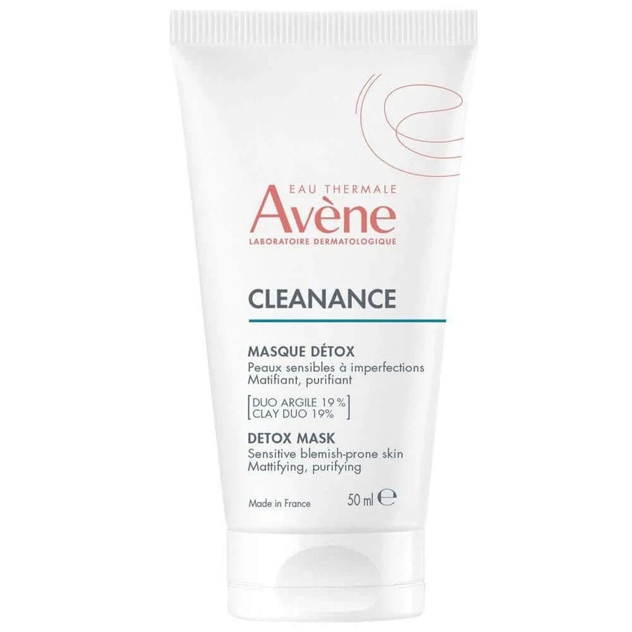 Avene | Cleanance Detox Face Mask | Detoxifying Face Mask | Suitable for Sensitive Skin with Blemishes | 50ml