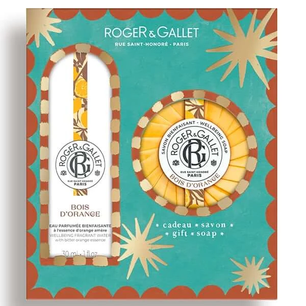 Roger&Gallet | Promo Bois d'Orange Eau Parfumee Wohlbefinden Duftwasser 30ml & Seife 100g | 1 Set