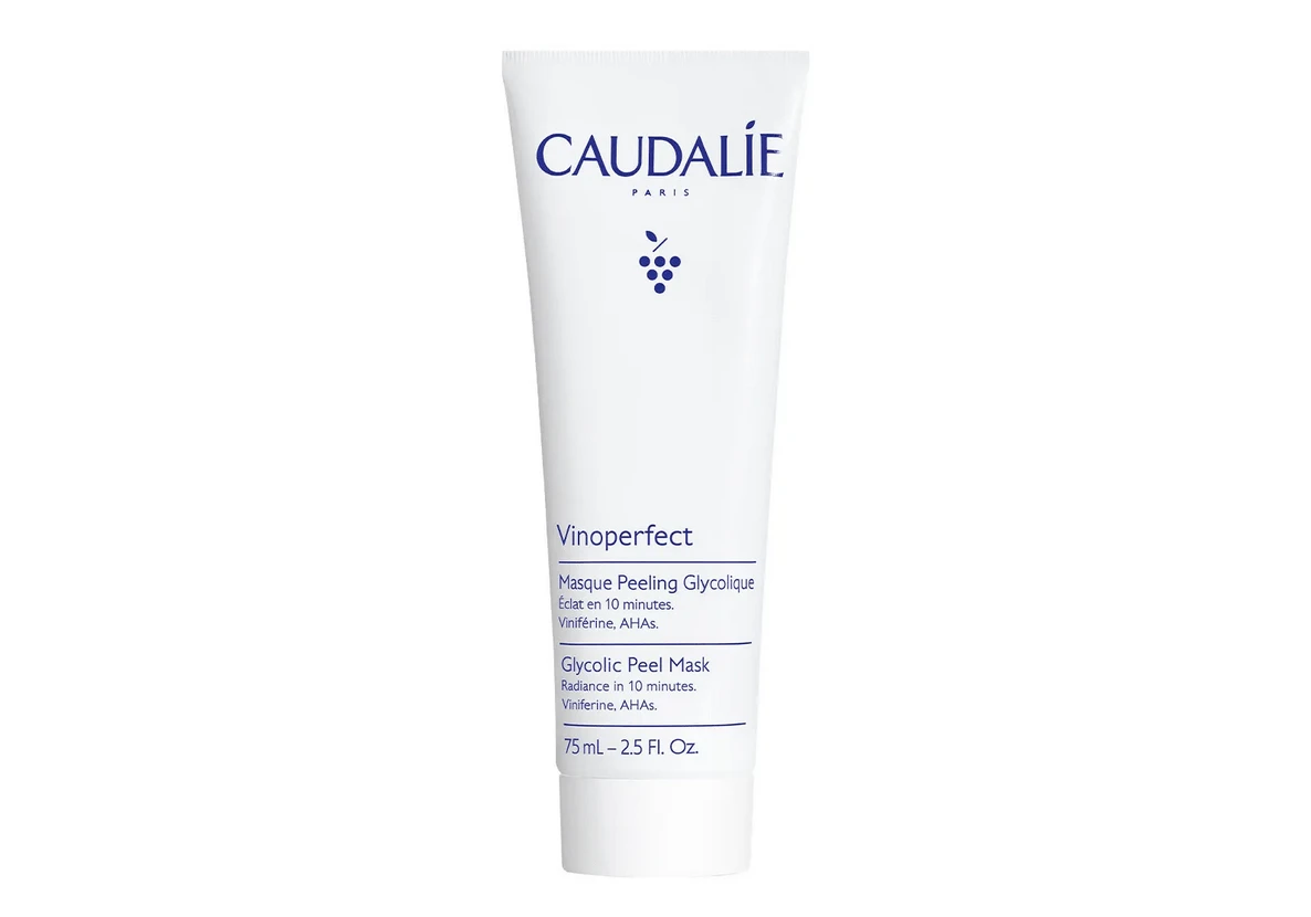 Caudalie | Vinoperfect Glycolic Peel Mask Milde Peeling-Maske für Glanz & Schimmer. Gleichmäßiger Teint | 75ml