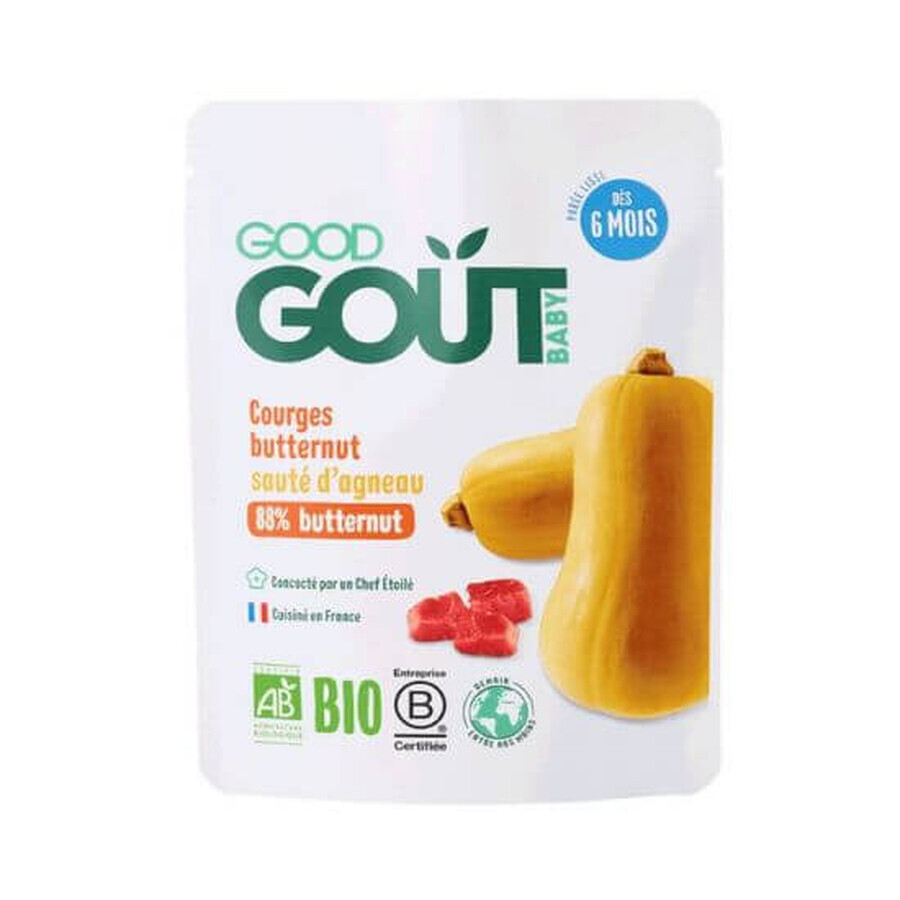 Bio Kürbis- und Lammfleischfutter, +6 Monate, 190 gr, Good Gout