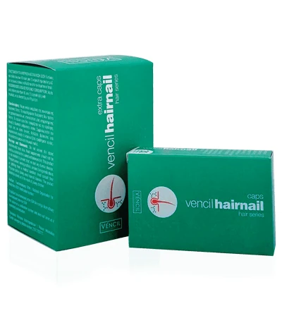 Vencil Hairnail | Ergänzungsmittel für Haare, Nägel und Haut | 30 Kapseln