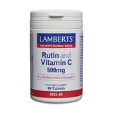 Lamberts | Rutin und Vitamin C 500 mg plus Bioflavonoide | 90 Tabs