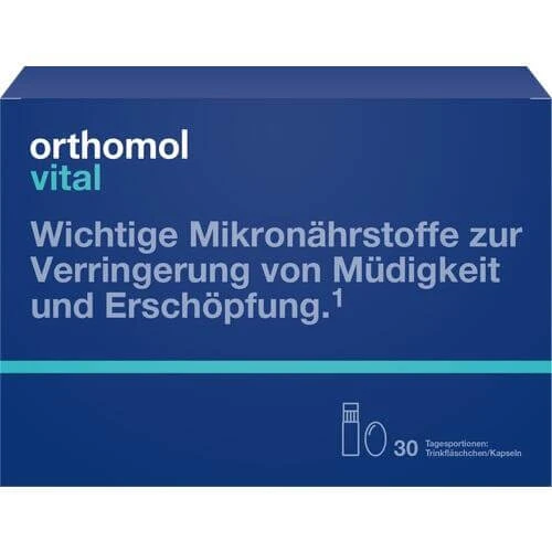 ORTHOMOL Vital Trinkfläschchen/Kapseln Kombipack. 30 St