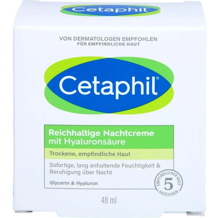 CETAPHIL reichhaltige Nachtcreme mit Hyaluronsäure 48 g