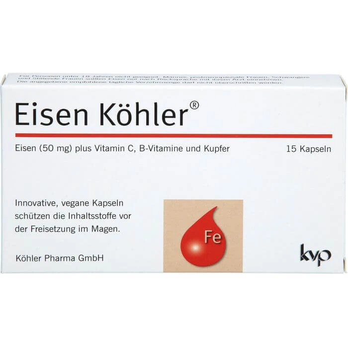 EISEN KÖHLER Kapseln 15 St